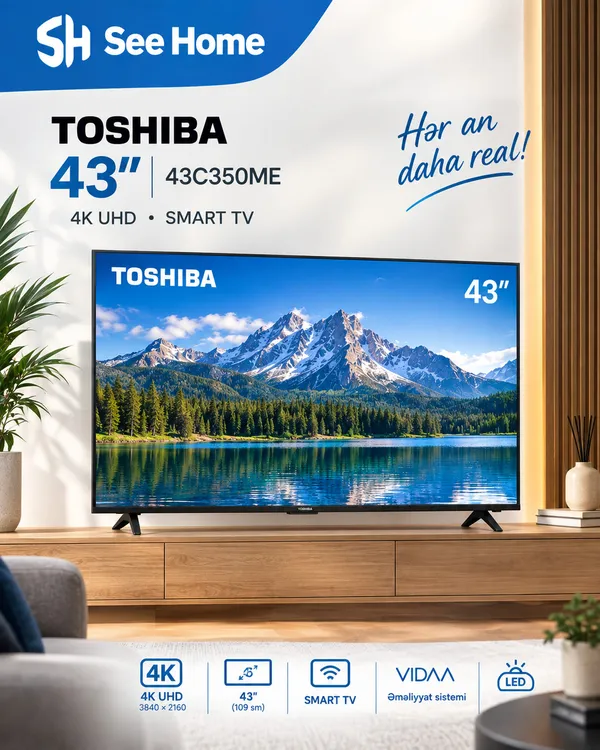 Toshiba, 43C350ME-109 — televizorlar