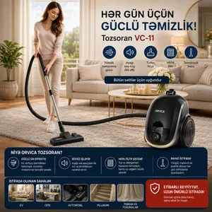Orvica VC-11, 4000 Vt, quru, konteyner, 3 L
