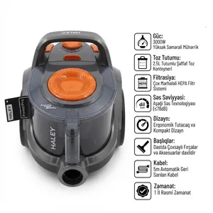 Haley PowerPro Expert, 3000 Vt, konteyner, 2.5 l