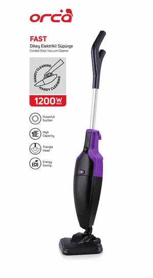 Vertikal tozsoran Orca Fast, Simli, Quru, Qara, Bənövşəyi, 1500 ml