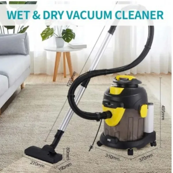 Wet & Dry Vacuum Cleaner Winning Star AA-777-129, 1400W, 15L, HEPA F10 — tozsoranlar
