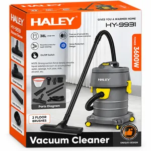 Sənaye tozsoranı Haley HY-9931, Quru, 38 L, Boz, 3600 Vt