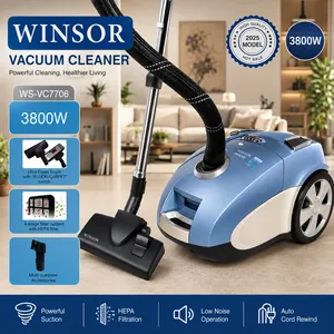 Winsor 7706, 3800 W, quru təmizləmə üçün, toz torbası, 5 l