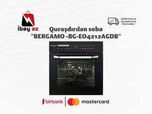 Quraşdırılan soba "BERGAMO -BG-EO4212AGDB