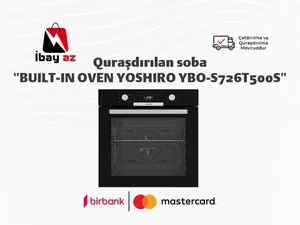 Quraşdırılan soba "BUILT-IN OVEN YOSHIRO YBO-S726T500S