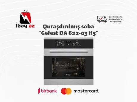 Quraşdırılmış soba "Gefest DA 622-03 H5 — sobalar və plitələr