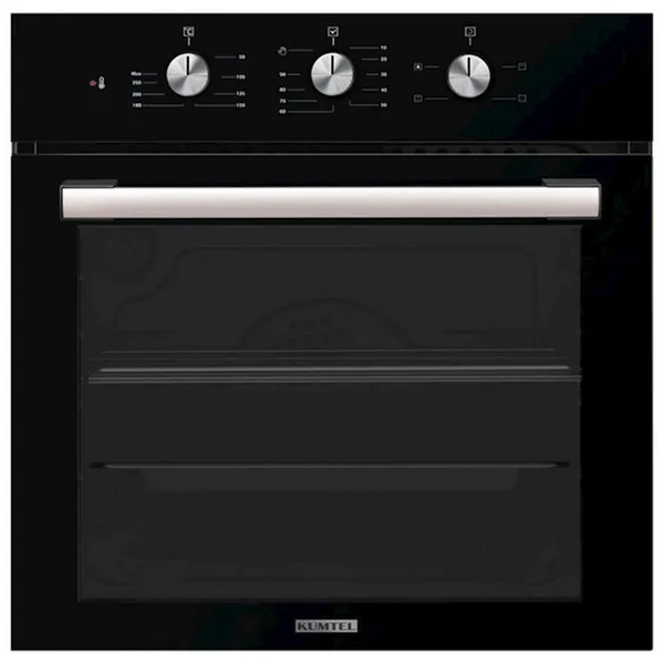 Quraşdırılan elektrik soba Kumtel 952850_RB, 52 L, konveksiya, qara — sobalar və plitələr