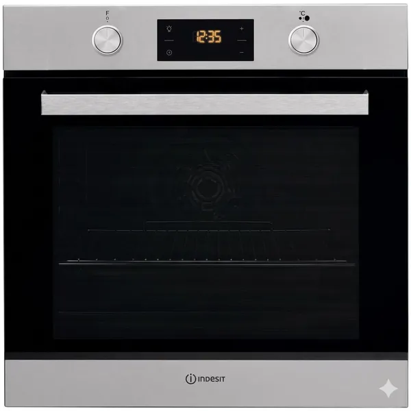 Quraşdırılan soba Indesit IFW6841JHIX Elektrik 71 L Inox — sobalar və plitələr