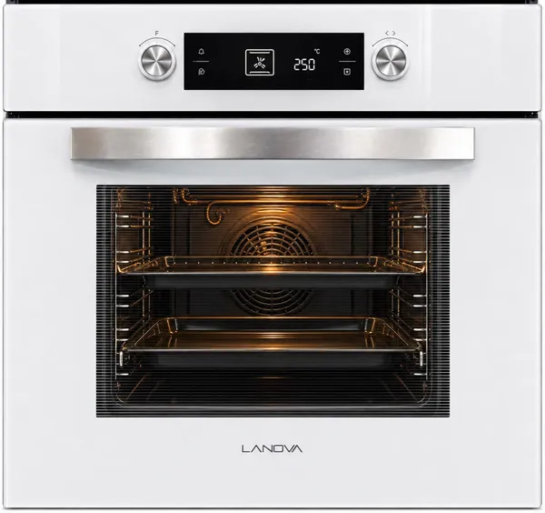 Quraşdırılan soba Lanova LNW2330WWS, Elektrik, 70 l, Ağ — sobalar və plitələr