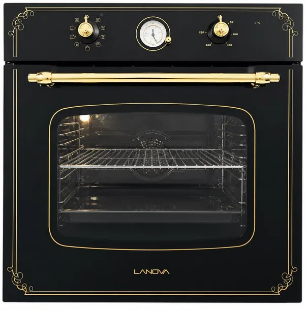 Quraşdırılan soba Lanova LNV5578RB, Elektrik, 70 L, A, Qara — sobalar və plitələr