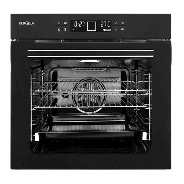 Quraşdırılan elektrik sobası Eurolux EU-EO2442CBD 75 l A sinfi qara — sobalar və plitələr