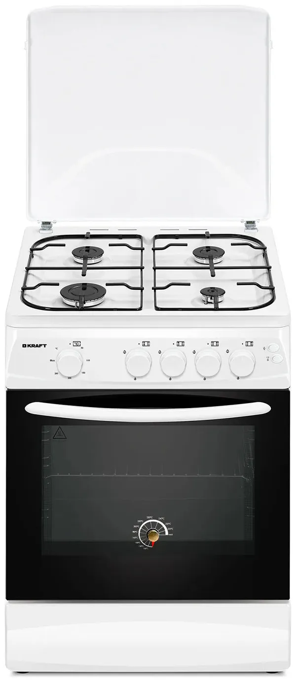Kombinasiya edilmiş plitə Kraft KF-FSK6403AEW 70 l — sobalar və plitələr