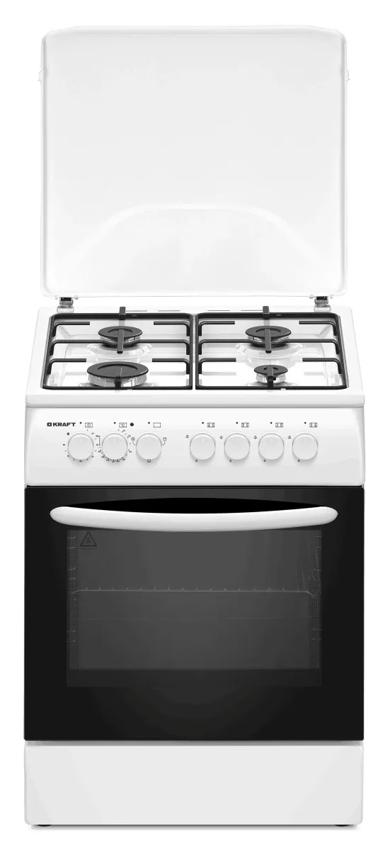 Kombinasiya edilmiş plitə Kraft KF-FSK6402EW 70 l — sobalar və plitələr