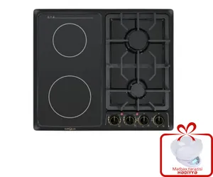 Bişirmə səthi Eurolux EU-GH3644GSBD_RB + elektron mətbəx tərəzisi hədiyyə