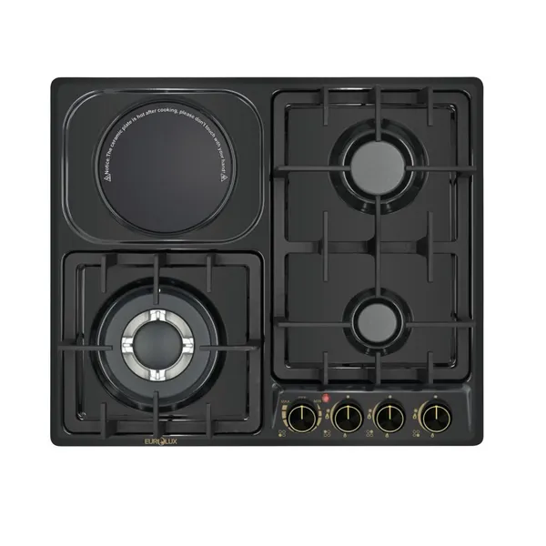 Bişirmə səthi Eurolux EU-GH3640GSBN — bişirmə panelləri