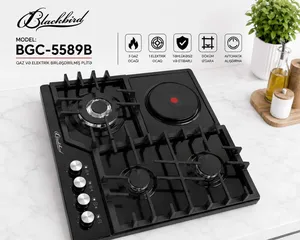 Quraşdırılan bişirmə səthi Blackbird BGC-5589B Black