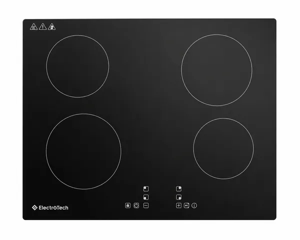 Elektrik bişirmə paneli Electrotech VTC V6050C2 şüşə keramika 4 gözlü. — bişirmə panelləri
