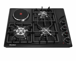Bişirmə paneli Ecotech E60 M4003B, qara, mexaniki