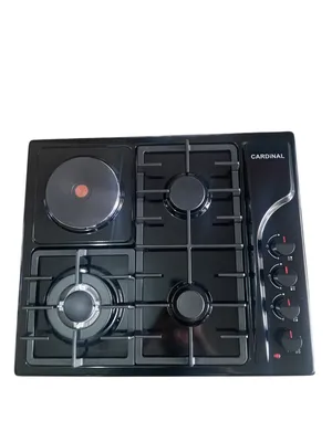 Bişirmə paneli Cardinal, qaz, elektrik, mexaniki, 4 konforlu, 47 sm