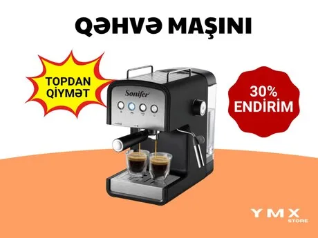Qəhvə aparatı Sonifer AA-771993 850 W 1.2 L Qara/Gümüşü — qəhvə maşınları