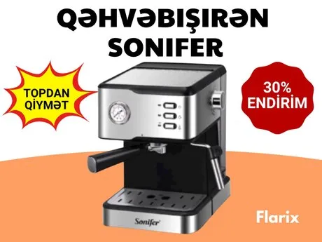 Qəhvə aparatıSonifer 950 Vt 20 AA-770575 — qəhvə maşınları