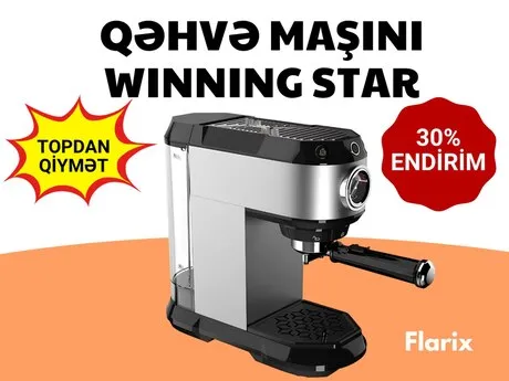 Qəhvə aparatı Winning Star ST-9709-1450W, 1L, 15 Bar — qəhvə maşınları