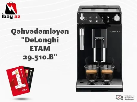 Qəhvədəmləyən "DeLonghi ETAM29.510.B — кофемашины