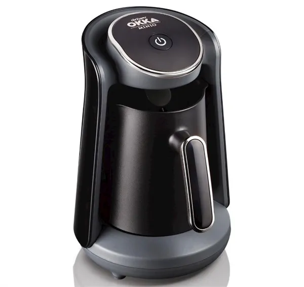 Qəhvədəmləyən Arzum OK004-K Okka Minio Turkish Coffee Black/Silver — qəhvə maşınları