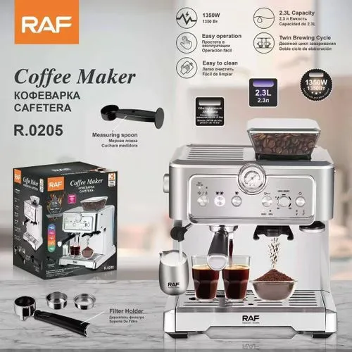Qəhvə Aparatı RAF R-0205 1350W — qəhvə maşınları