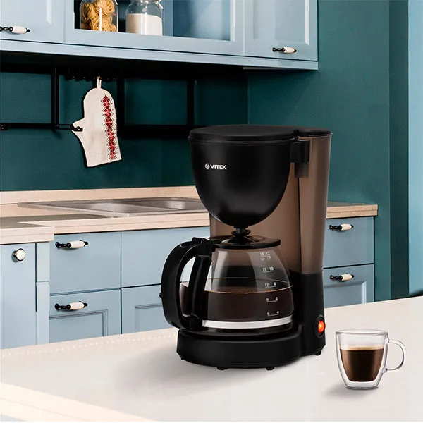 Qəhvəbişirən Vitek VT-1500 Black — qəhvə maşınları
