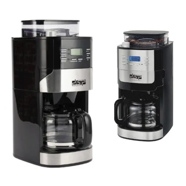 Qəhvəbişirən DSP Damcı 1000 Vt 12 porsiya Qara Plastik 1.5 l - AA-770881 — qəhvə maşınları