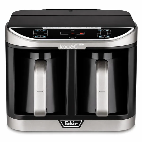 Qəhvəbişirici Fakir Kaave Dual Pro Black/Grey 1470 Vt — кофемашины