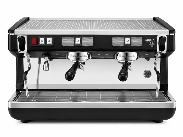 Qəhvə maşını Nuova Simonelli Appia 2 3200 W qara-gümüşü. — qəhvə maşınları