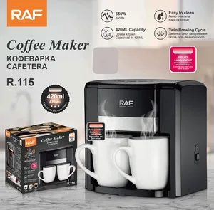 Avtomatik qəhvəbişirici RAF MGR-SR115 650 W qara.