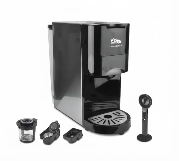 Kapsullu qəhvəbişirən DSP ZB-773962 1450 W qara. — qəhvə maşınları