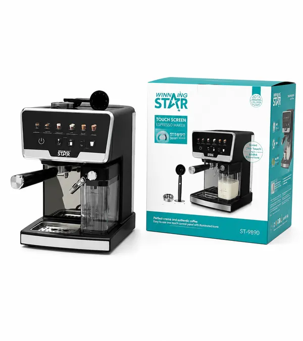 Qəhvəbişirən Winning Star RS-ST-9890 1350 W 1.7 l qara — кофемашины