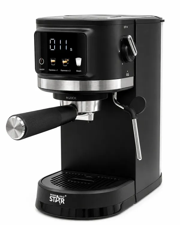 Qəhvəbişirən Winning Star RS-ST-9892 1550 W 1.2 l qara — qəhvə maşınları