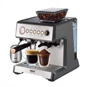 Qəhvə maşını RAF R.0212, espresso, 1350 Vt, 2.3 l, gümüşü