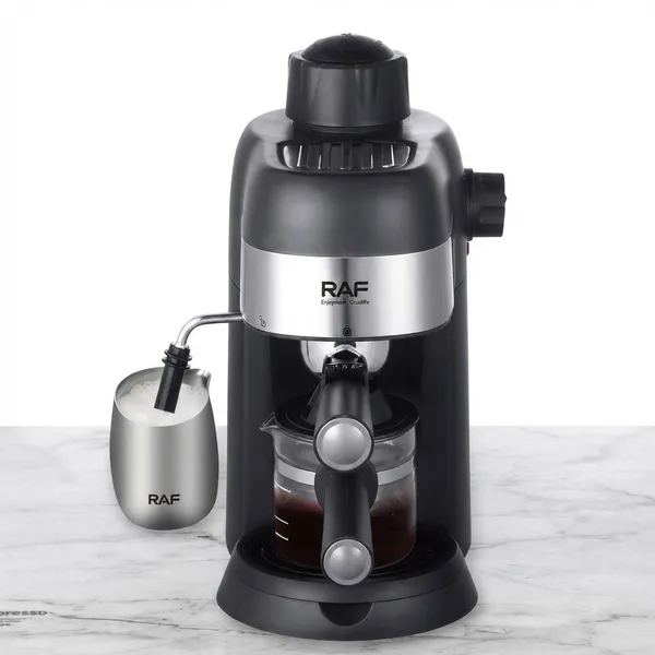 Damcılı qəhvəbişirən RAF Raf133 ALY 800 W 0.24 l qara — qəhvə maşınları