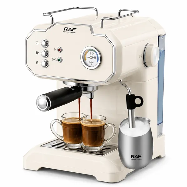 Avtomatik qəhvə maşını RAF R.104W 850 W 2 l bej — qəhvə maşınları