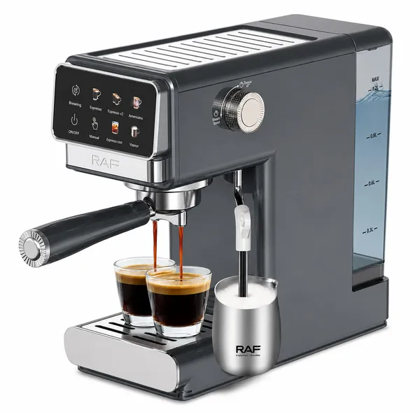Avtomatik qəhvə maşını RAF R.0208 1300 W 1.2 l qara — qəhvə maşınları