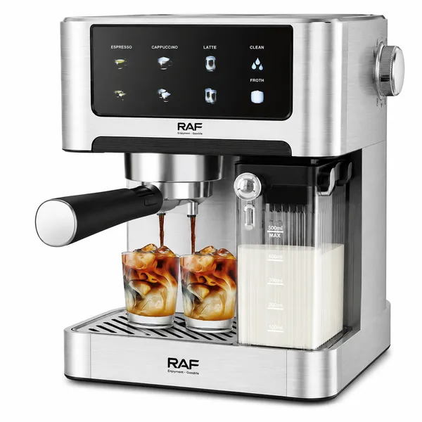 Avtomatik qəhvə maşını RAF R.0200 1350 W 1.8 l gümüşü — qəhvə maşınları