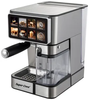 Qəhvəbişirən Super Crest SCT-4043 RS espresso/damcılı 1450 W 1.8 l gümüşü