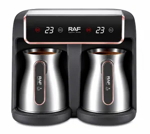 Qəhvə aparatı RAF R.107, Türk sayağı qəhvə, 1200 Vt, 0.6 L, Boz