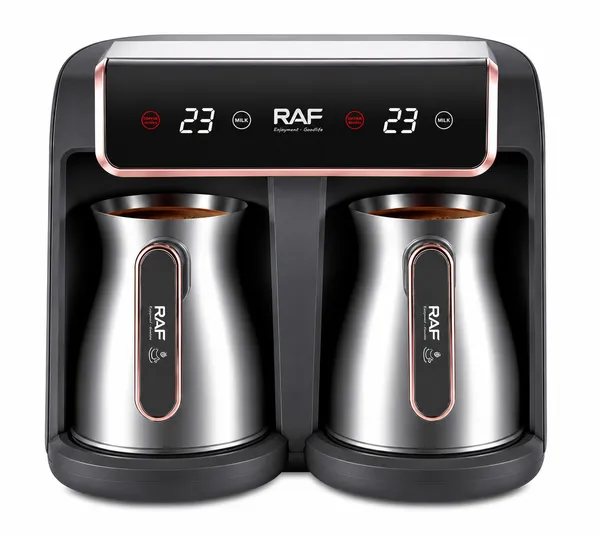 Qəhvə aparatı RAF R.107, Türk sayağı qəhvə, 1200 Vt, 0.6 L, Boz — qəhvə maşınları