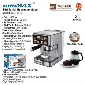 Qəhvəbişirən MinMax MC-1313 1600 W 2.3 l boz-qara