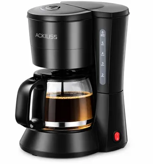 Qəhvə aparatı Ackiliss ACL-96253, Damcılı, 600 Vt, 0.6 l, Qara