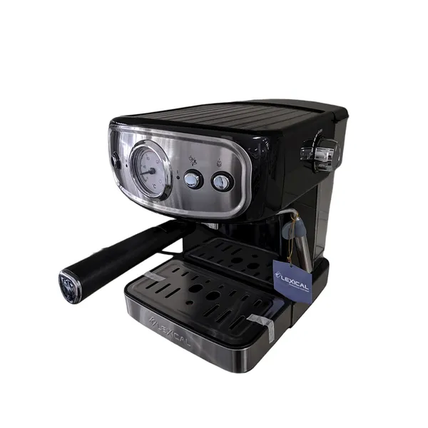 Qəhvə maşını Lexical LEM-0604, Espresso, 850 Vt, 0.24 l, Boz, Qara — qəhvə maşınları