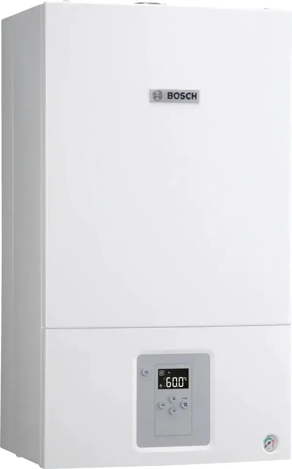 Kombi üçün qaz çəni Bosch WBN6000-35KW, qaz, iki konturlu, 35 kVt, ağ — газовые котлы