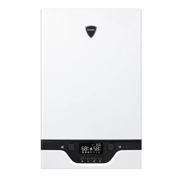 Qaz kombisi Decorall 24 kW iki konturlu ağ — kombilər
